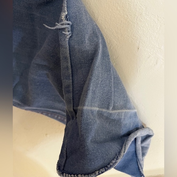 Vintage 60s 70s RARE LA Disco high waist bell bottom flare jeans sz 24 - Picture 5 of 6